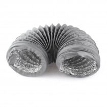 1M x 110mm PVC Coated Flexible Aluminum Foil Air Ventilation Pipe Exhaust Hose