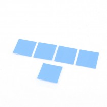 5 x Thermal Conductive Heatsink Mount Stickers Blue 20x20mm