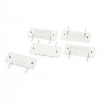 5 x Silver Tone Aluminum Radiator Heat Sink Heatsink 37x14x3mm