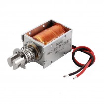 DC 24V 900g Force 10mm Stroke Linear Push Pull Type Solenoid Electromagnet