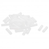 50Pcs 6x25mm PCB Test Flat End Fixture Parts Plate POM Stand Fixed Rod White