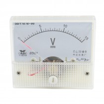 Class 2.5 DC 0-15V Voltage Panel Gauge Meter Voltmeter 85C1