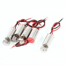 5 Pcs DC 1.5-6V 50000RPM Coreless Mini Vibration Motor 6x14mm for Toys DIY