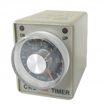 AC 380V 0-6 Minutes 6m Plastic Housing Delay Timer Time Relay 8 Pin AH3-3