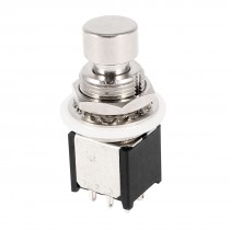 ST6PX02M DPDT 6Pin True Bypass Guitar Effects Pedal Footswitch AC 125V 4A