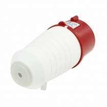Red White Splash Proof IP44 5P + E IEC309-2 Industrial Plug AC 380-415V 16A