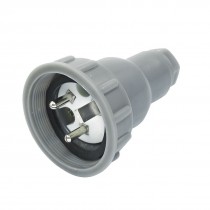 AC 250V 10A Plastic Housing 2P+E Waterproof Marine Plug CTF2-2