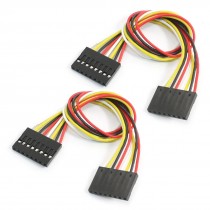 2 Pcs 20cm 8Pin Female to Female Test Line Jumper Wire Cable Connector
