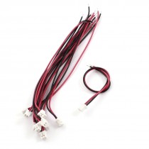 10 Pcs 4" 2-Pin Male JST-XH Balance Plug Trumpet Connector Adapter Cable