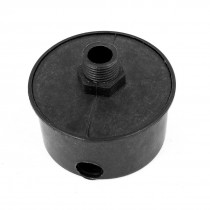 Black Plastic Housing 3/8PT Air Compressor Intake Filter Silencer