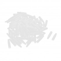 100Pcs 6x30mm Tapered Tip PCB Test Fixture Parts Plate POM Stand Holder White