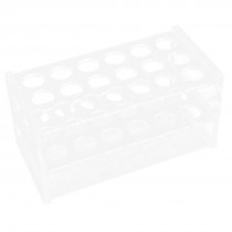 Clear Plastic 18 Positions 15ml Centrifuge Tube Case Rack Holder