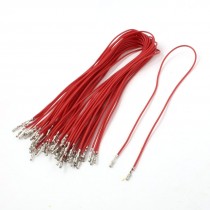 30Pieces 30cm Length Red 1Pin Jumper Cable Wires for Arduino