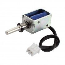 DC 12V 80g/3mm Open Frame Actuator Linear Push Pull Solenoid Electromagnet