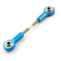 RC Model Toy Spare Parts Metal Double Ball Link Ends Push Rod 2x2x25mm Blue