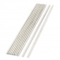 10pcs Stainless Steel 130 x 2.5mm Round Rod Shafts for RC Model