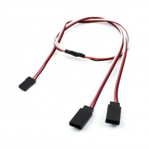 50cm Length RC Helicopter Part 3 Pin M/F Y Splitter Servo Extension Cable
