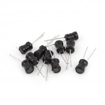 10pcs PCB Board Radial Lead Inductor 47mH 50mA 6x8mm 10% Tolerance