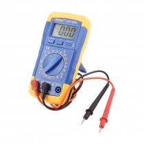 Voltmeter Ammeter Frequency LCD Digital Multitester AC/DC Blue Yellow