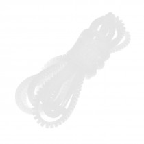 KG-012 1-1.2mm White PE Insulated Movable Bushing Cable Protector 6.6ft