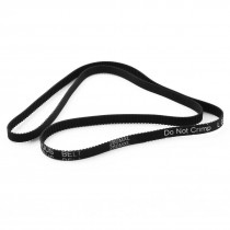 280MXL025 350 Teeth 2.032mm Pitch 1/4" Width Black Groove Timing Belt 711.2mm