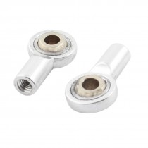 2Pcs Silver Tone Metal Rod End Spherical Brass Ball Joints 3x5x18mm for RC Car