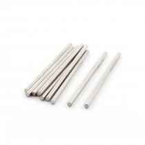 10PCS 50x2.5mm Stainless Steel Round Gear Axles Shaft Rod for RC Model Car