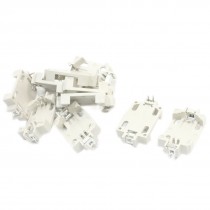 10Pcs 3 Pins DIP CR2032 Lithium Cell Button Batteries Holder Socket Case