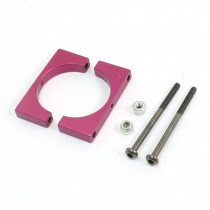 25mm Aluminum Clamp Fuchsia for Carbon Fiber Tube Quadcopter Octocopter