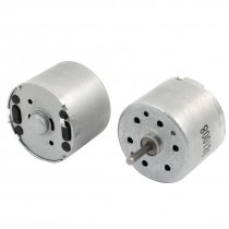 2 Pcs 2mm Shaft 24mm Diameter Electric Mini Motor 4200RPM DC 3.0-9.0V