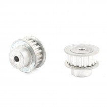 2 Pcs Stainless Steel XL Type 18T 18 Teeth 6mm Diameter Bore Timing Belt Pulley