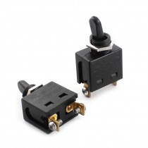 AC 250V 4A SPST 2 Terminal ON/OFF Latching Toggle Switches 2 Pcs