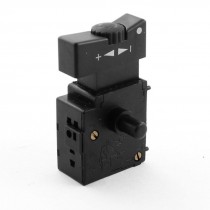 FA2-4/1BEK SPST Lock on Trigger Switch Black for Hitachi Electric Power Tool