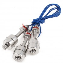 3 Pcs ZS7510 75mm Length Stainless Steel Water Level Float Sensor Switch