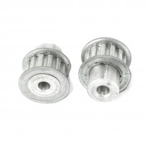 2 Pcs Stainless Steel XL Type 13T 6mm Pitch 6mm Diameter Bore Timing Belt Pulley