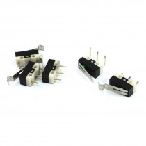 5 Pcs SPDT SIM Roller Lever Momentary Micro Switch 1A 125VAC