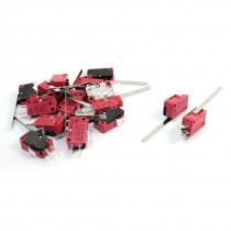 15pcs AC 1.6A 220V Long Hinge Lever Arm Actuator Micro Switch V-153-1C25