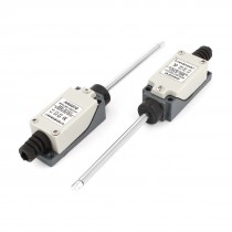 ME-9101 SPDT Momentary Flexible Coil Spring Actuator Enclosed Limit Switch 2 Pcs