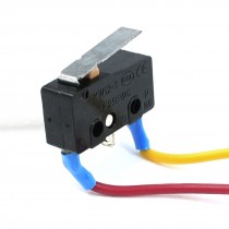 AC 250V 5A Momentary Ignition Hinge Lever Microswitch w Cable