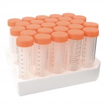 Conical Bottom Ribbed Caps Plastic Centrifuge Tube 50ML 1.7oz 25 Pcs