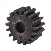 Gray 8mm x 28mm x 15mm Module 1.5 17 Teeth Metal Straight Spur Gear Wheel