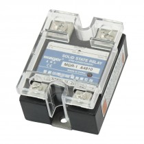 AC to AC Clear Cover Single Phase Solid State Relay 70-280V 240-280V 10A