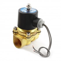 Air Gas Electromagnetic Solenoid Valve 2 Way 3 4PT Threaded DC 12V