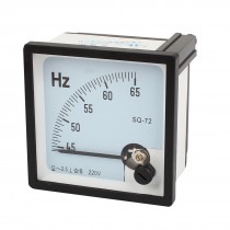 45-65Hz Frequency AC 220V Analog Panel Meter 2.5 Accuracy Class Tester SQ-72