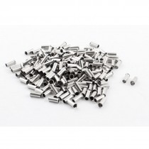 150Pcs EN4009 Model Tin Coated Tube Bare Terminal 12AWG Electric Wire Connector