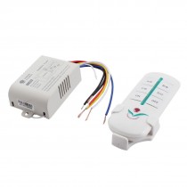AC200-240V 6CH On/Off Light Control Wireless Remote Wall Switch w Bracket