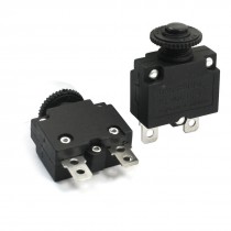 AC 125V 250V 10A 10mm 2-Pin Soldering Overload Protection Circuit Breaker 2Pcs