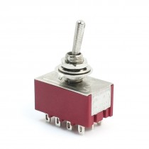 2 Positions Terminals Rocker Toggle Switch Replacement AC 250V 2A 125V 6A 4P2T