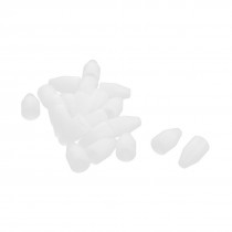 20Pcs 6x10mm Tapered Tip PCB Test Fixture Parts Plate POM Stand Holder White