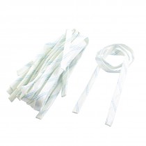 10 Pcs 10mm Dia 1M Long PVC Fiberglass Insulating Sleeving Sleeve